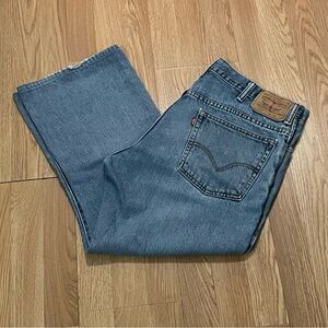 Levis 517 Men’s Bootcut Jeans 38x30 (37x27) Light Blue Western Denim Cowboy